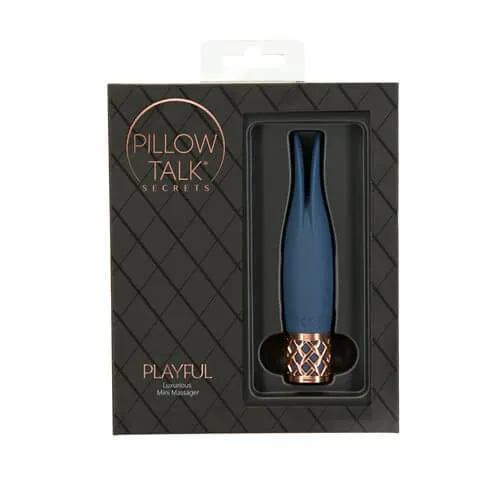 BMS Enterprises Vibrators Pillow Talk Secrets Playful Massager Navy