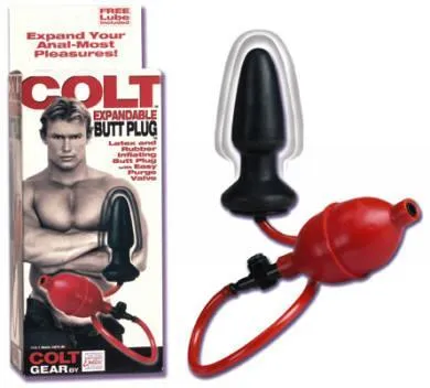 California Exotic Novelties Anal Elevate Your Anal Pleasure with COLT Gear Expandable Butt Plug California Exotic Novelties Anal Elevate Your Anal Pleasure with COLT Gear Expandable Butt Plug