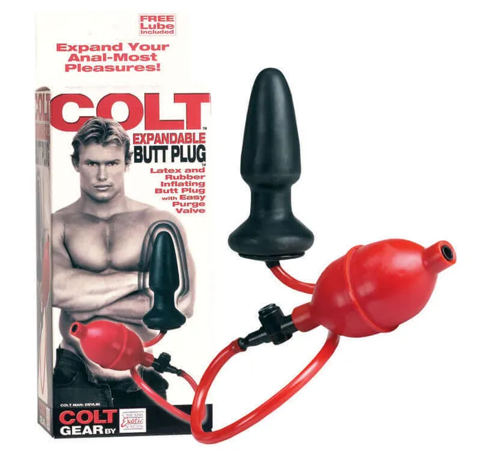 California Exotic Novelties Anal Elevate Your Anal Pleasure with COLT Gear Expandable Butt Plug