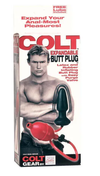 California Exotic Novelties Anal Elevate Your Anal Pleasure with COLT Gear Expandable Butt Plug