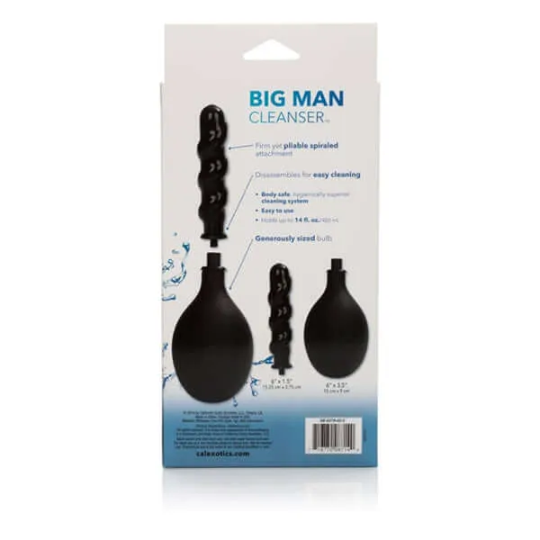 California Exotic Novelties Elevate Your Hygiene Routine Big Man Cleanser Water System Dildos