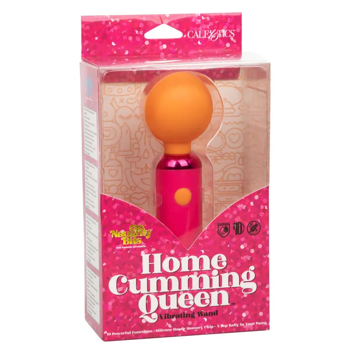 California Exotic Novelties Vibrators Naughty Bits Home Cumming Queen Vibrating Wand