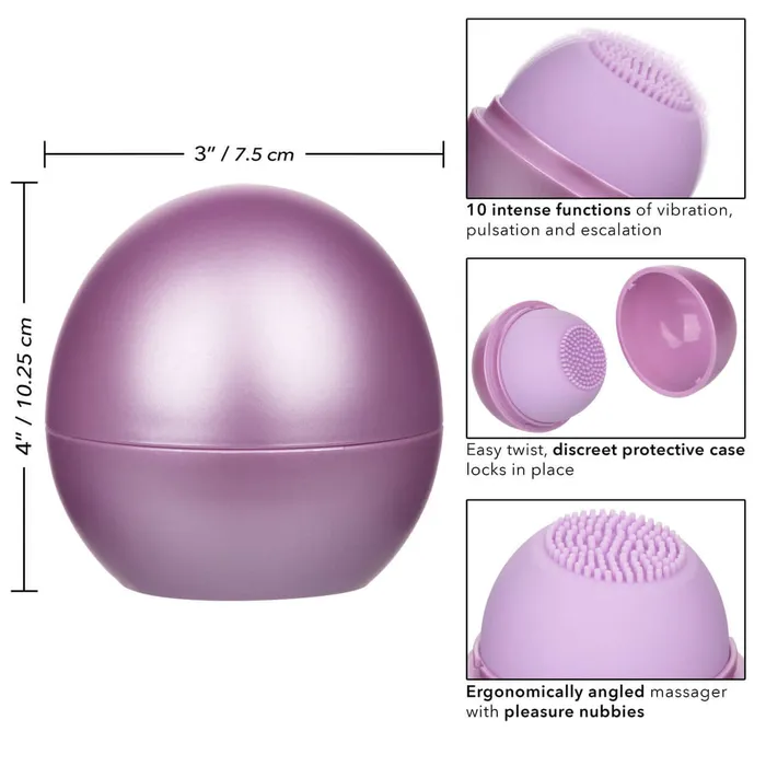 California Exotic Novelties Vibrators Opal Tickler Massager Purple