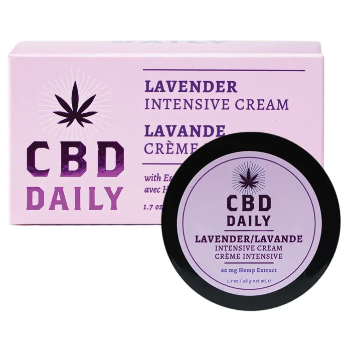 CBD Daily Intensive CreamLavender 17oz EARTHLY BODY Vibrators