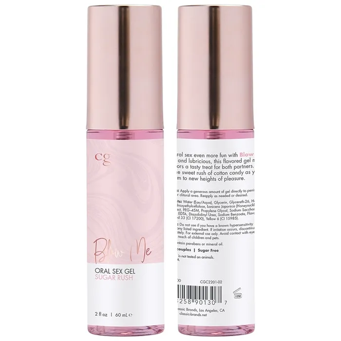 CG Blow Me Oral Sex GelSugar Rush 2oz CLASSIC BRANDS Couples