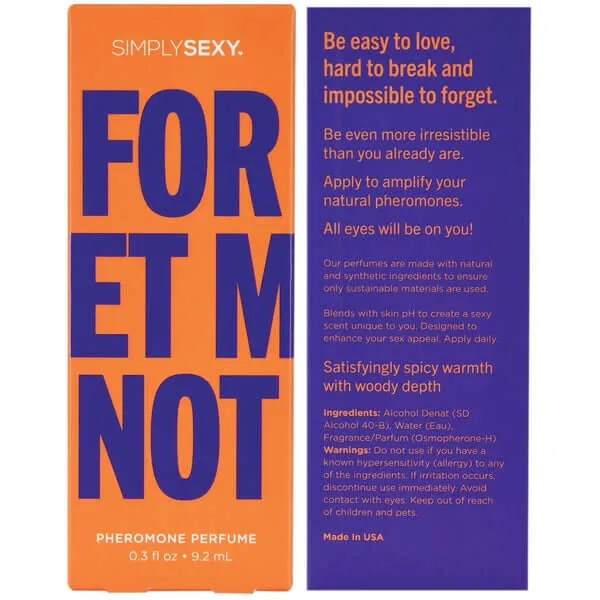 Classic Brands Simply Sexy Pheromone Perfume Forget Me Not 3oz Vibrators