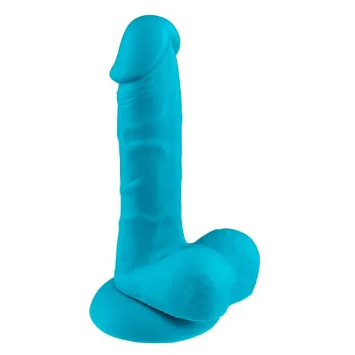 Cloud 9 Vibrant Colors 6 inches Blue Dong Cloud 9 Novelties Dildos