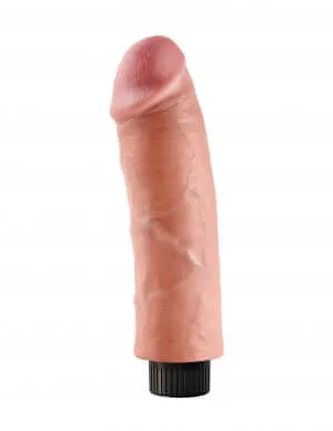 Dildos Pipedream Products King Cock 8 inches Dildo Beige Vibrating Real Deal