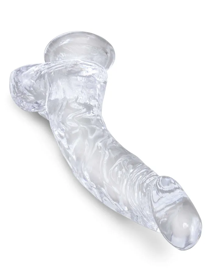 Dildos Pipedream Products King Cock Clear 75Inch Realistic Dildo with Balls Lifelike Pleasure in Crystal Clear