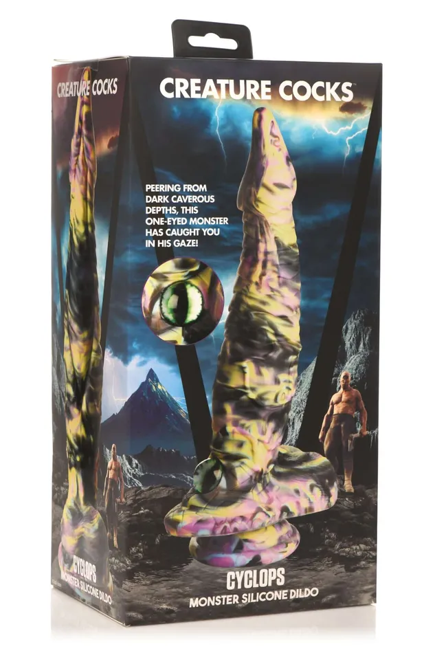 Dildos XR Brands Creature Cocks Cyclops Monster Silicone Dildo by XR Brands