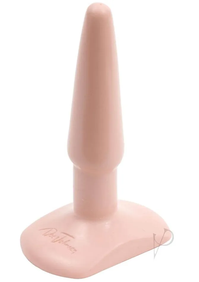 Doc Johnson 4Inch Beginners Butt Plug Smooth and Comfortable Insertion in White Doc Johnson Enterprises Anal