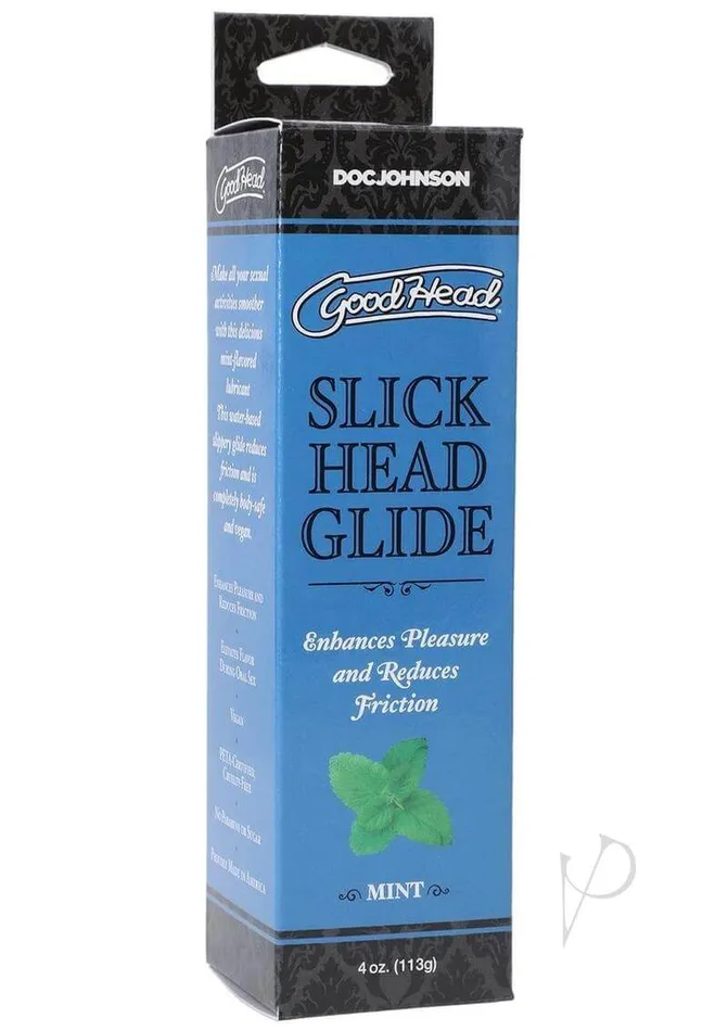 Doc Johnson Enterprises Male Sex Toys Goodhead Slick Head Mint 4oz Experience Minty Freshness in Every Glide Doc Johnson Enterprises Male Sex Toys Goodhead Slick Head Mint 4oz Experience Minty Freshness in Every Glide