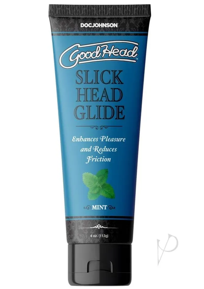 Doc Johnson Enterprises Male Sex Toys Goodhead Slick Head Mint 4oz Experience Minty Freshness in Every Glide