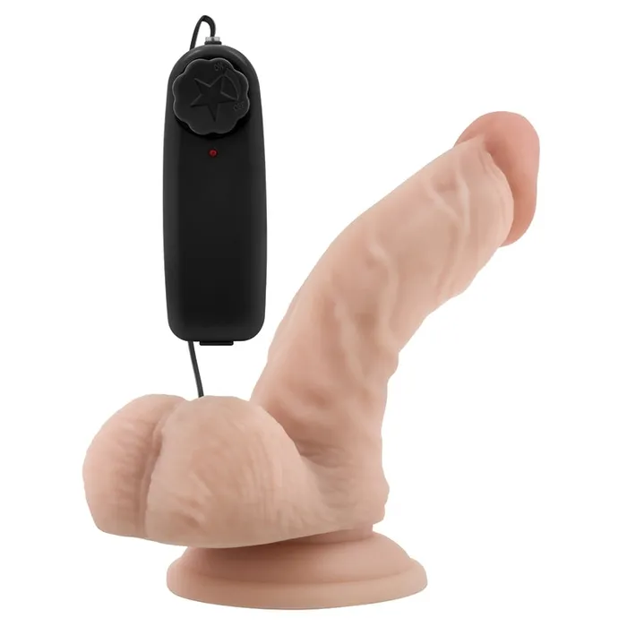 Dr Skin Vibrating Cock With Suction CupVanilla 65 BLUSH Female Sex Toys