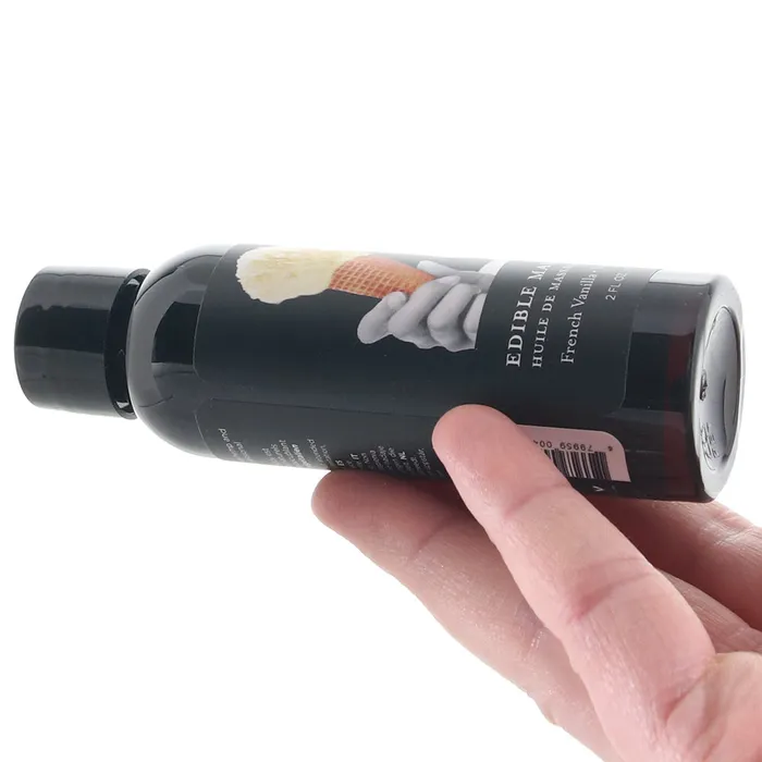 Edible Massage Oil 2oz60ml in Vanilla Earthly Body Couples