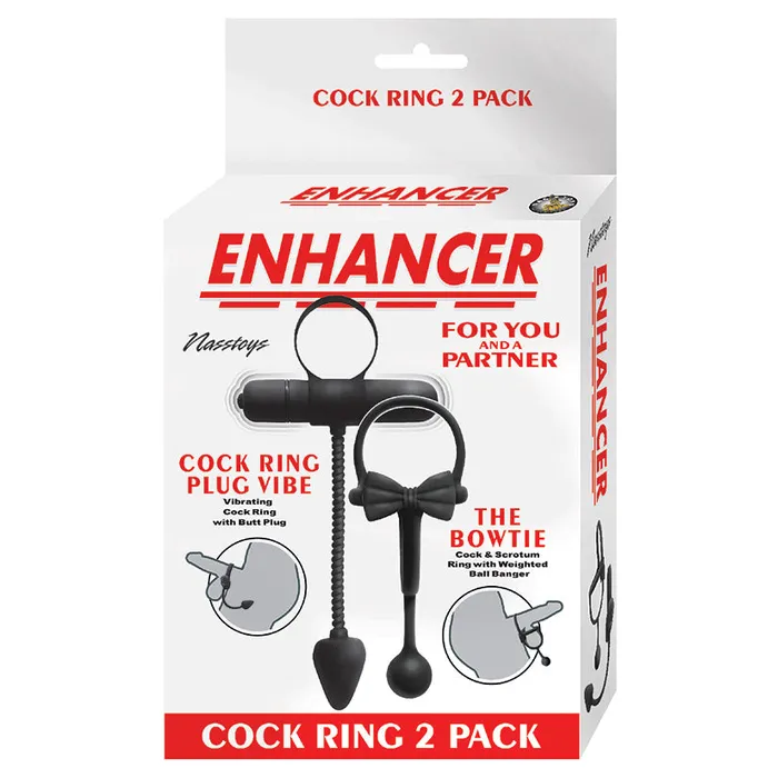 Enhancer Cockring 2 PackBlack NASSTOYS Anal