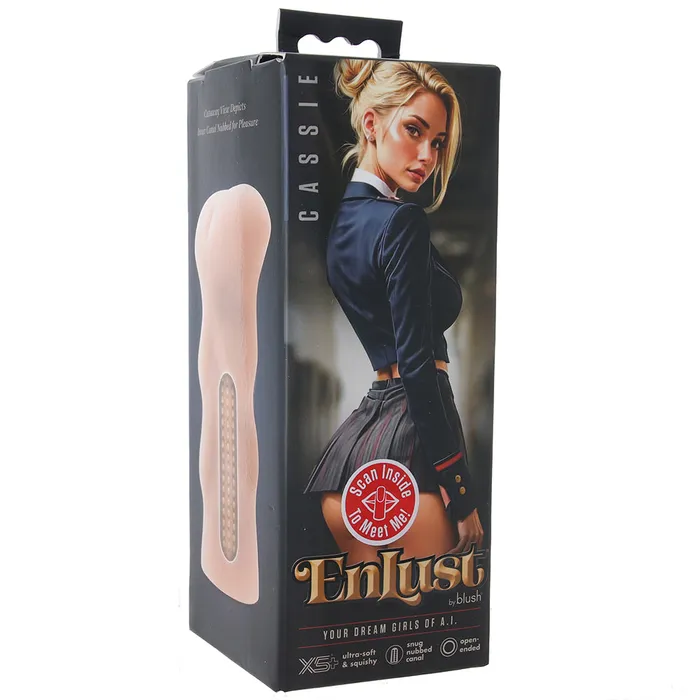 Enlust Cassie AI Ass Stroker Blush Male Sex Toys