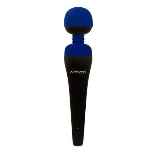 Female Sex Toys BMS Enterprises Experience Blissful Pleasure with the Palm Power Massager in Blue Rechargeable and Waterproof