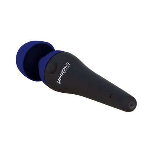 Female Sex Toys BMS Enterprises Experience Blissful Pleasure with the Palm Power Massager in Blue Rechargeable and Waterproof