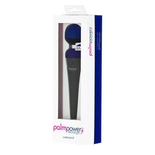 Female Sex Toys BMS Enterprises Experience Blissful Pleasure with the Palm Power Massager in Blue Rechargeable and Waterproof
