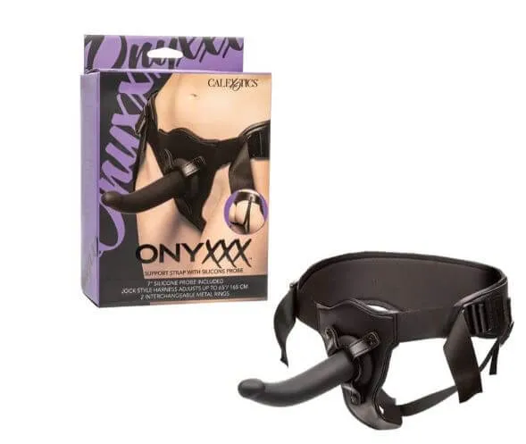 Female Sex Toys California Exotic Novelties Onyxxx Support Strap with 7 Silicone Probe Black Harness StrapOn Female Sex Toys California Exotic Novelties Onyxxx Support Strap with 7 Silicone Probe Black Harness StrapOn
