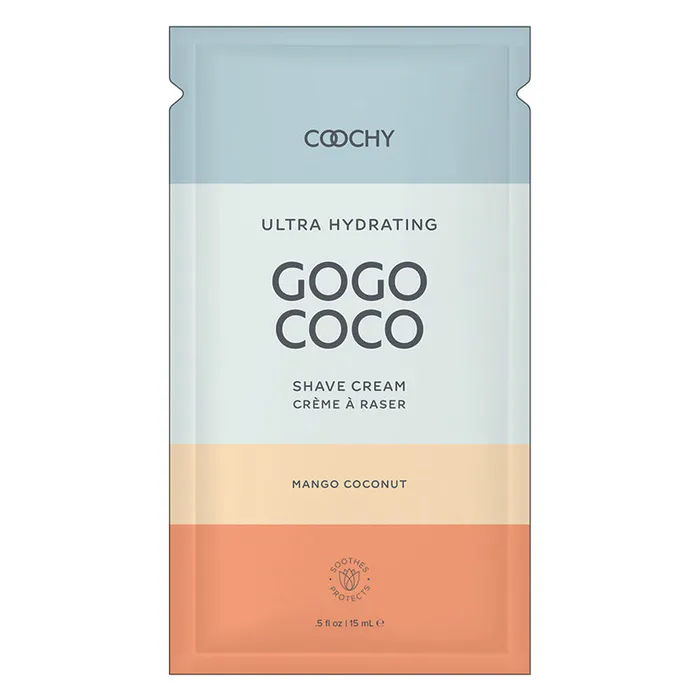 Female Sex Toys CLASSIC BRANDS Coochy Ultra Gogo Coco Hydrating Shave CreamMango Coconut 10ml Foil Female Sex Toys CLASSIC BRANDS Coochy Ultra Gogo Coco Hydrating Shave CreamMango Coconut 10ml Foil
