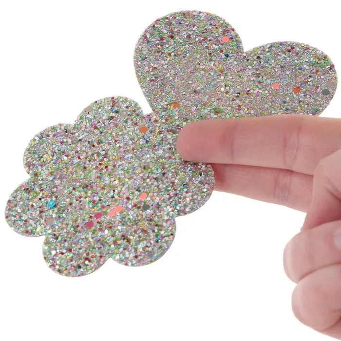 Female Sex Toys Pretty Pasties Heart Flower Glow In The Dark Set ns novelties