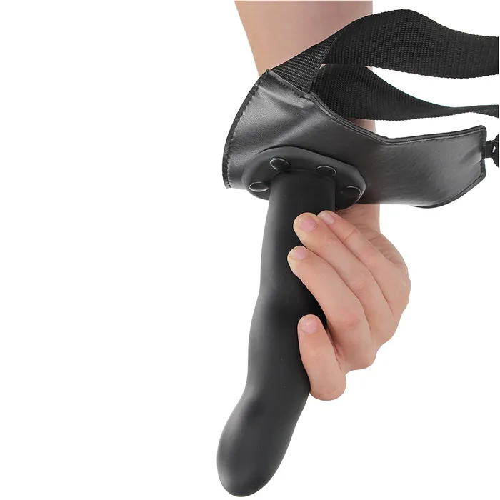 Female Sex Toys Shots Toys Ouch Curved 8 Inch Hollow StrapOn in Black Female Sex Toys Shots Toys Ouch Curved 8 Inch Hollow StrapOn in Black
