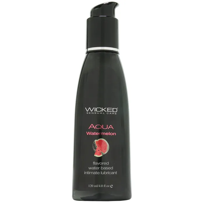 Female Sex Toys Wicked Sensual Care Aqua Flavored Lube 4oz120ml in Watermelon Female Sex Toys Wicked Sensual Care Aqua Flavored Lube 4oz120ml in Watermelon