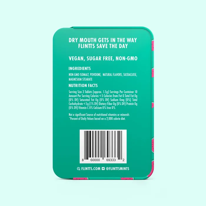 Flintts Mints Enhancers Flintts Mouth Watering 2 Pack Mints Mint FStrength 200