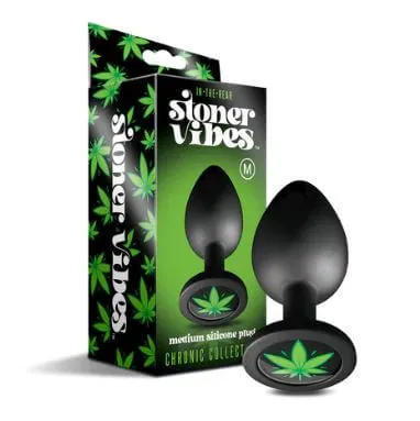Global Novelties Male Sex Toys Stoner Vibes In The Rear Anal Plug Medium Size Smooth Silicone Butt Plug Global Novelties Male Sex Toys Stoner Vibes In The Rear Anal Plug Medium Size Smooth Silicone Butt Plug