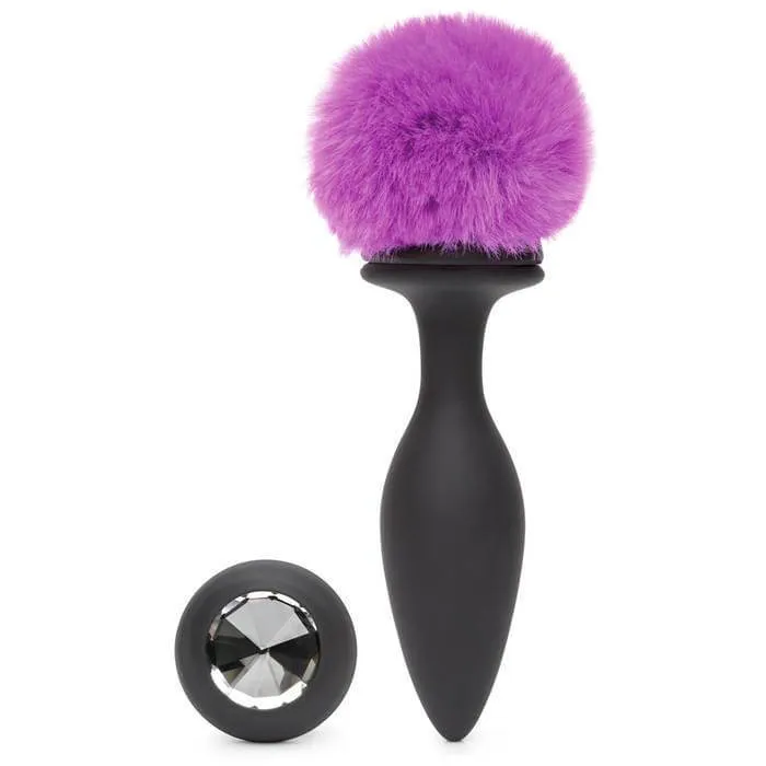Happy Rabbit Large Vibrating Bunny Tail Butt Plug Love Honey Anal