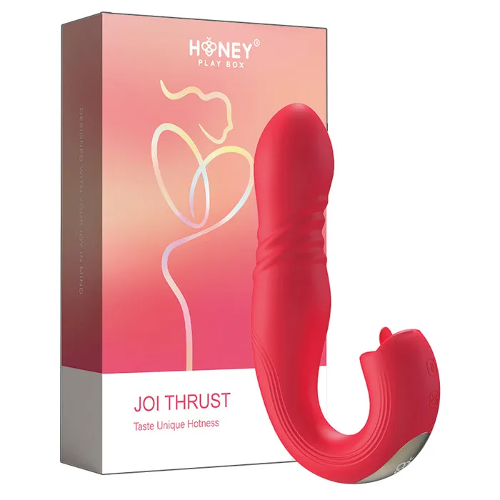 Honey Play Box JOI THRUST Gspot Vibrator Tongue Clit LickerRed HONEY PLAY BOX Vibrators Honey Play Box JOI THRUST Gspot Vibrator Tongue Clit LickerRed HONEY PLAY BOX Vibrators