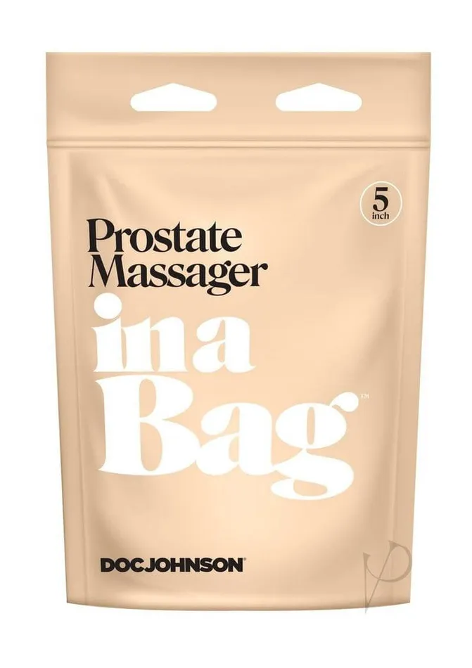 In A Bag Prostate Massager in Black Ultimate Pspot Stimulation Experience Doc Johnson Enterprises Anal