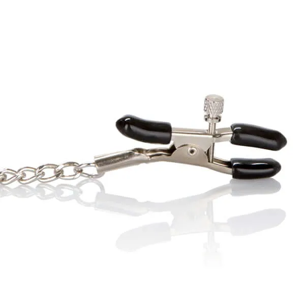 Indulge in Sensual Nipple Play with Tiered Nipple Clamps California Exotic Novelties Female Sex Toys