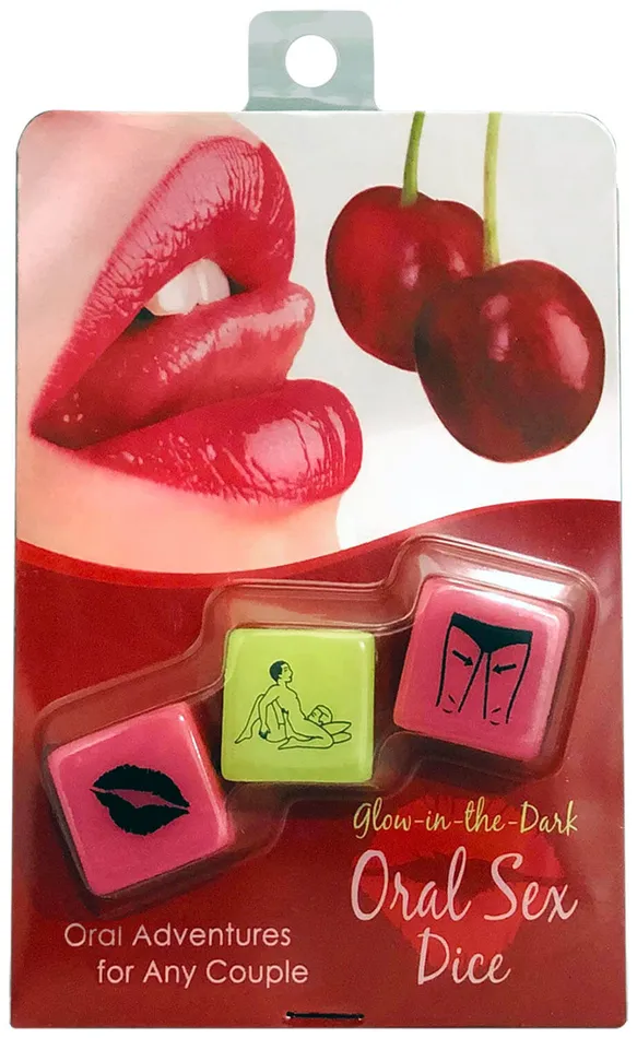 Kheper Games Couples Glowing Oral Sex Dice by Kheper Games
