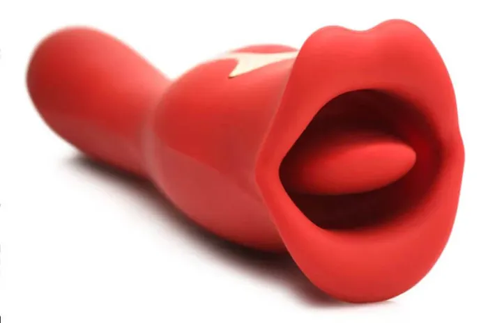 LICKGASM Kiss Tell Pro Dual Ended Kissing Vibrator Premium Silicone Waterproof XR Brands Female Sex Toys