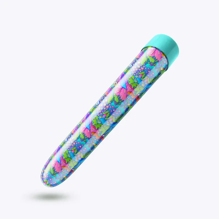 Limited Addiction Utopia 7Inch Rechargeable Vibe Explore Pleasures Paradise in Aqua Blush Novelties Vibrators