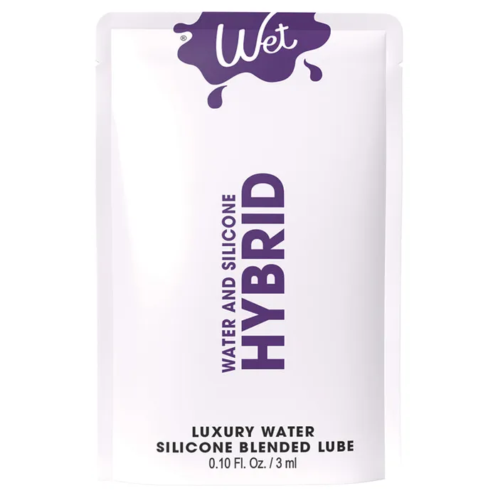 Lubricants WET Wet Hybrid Luxury Water Silicone Blend Based Lubricant 01oz