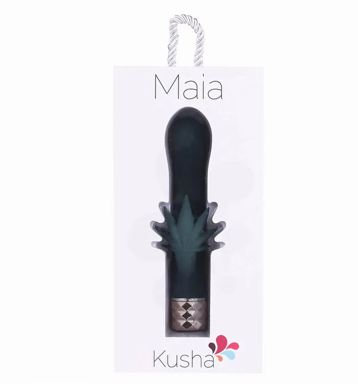 Maia Toys Female Sex Toys Kusha 10 Function Rechargeable Silicone Cannabis Rabbit