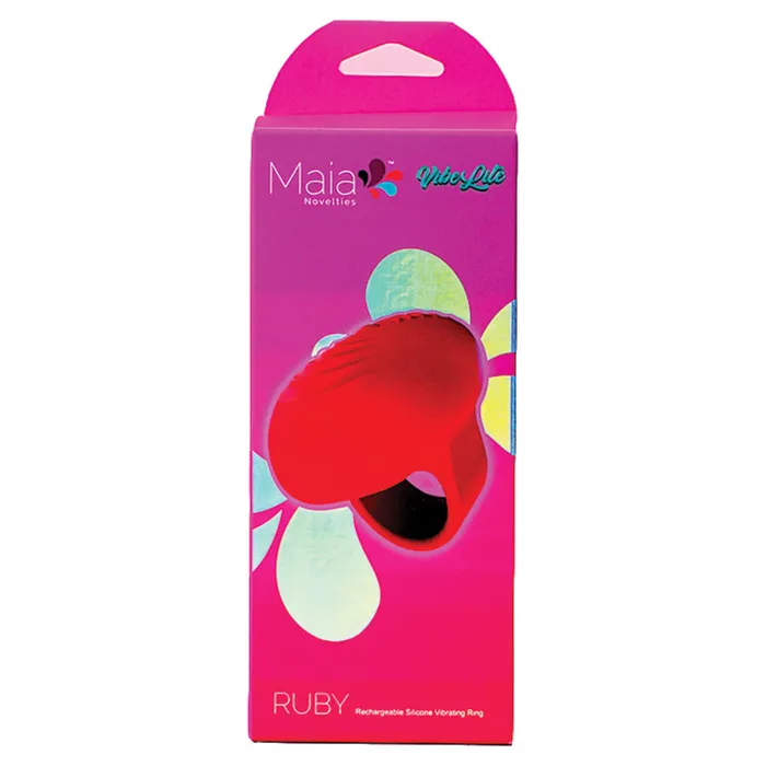 MAIA TOYS Female Sex Toys Maia Ruby Silicone Vibrating Finger Ri
