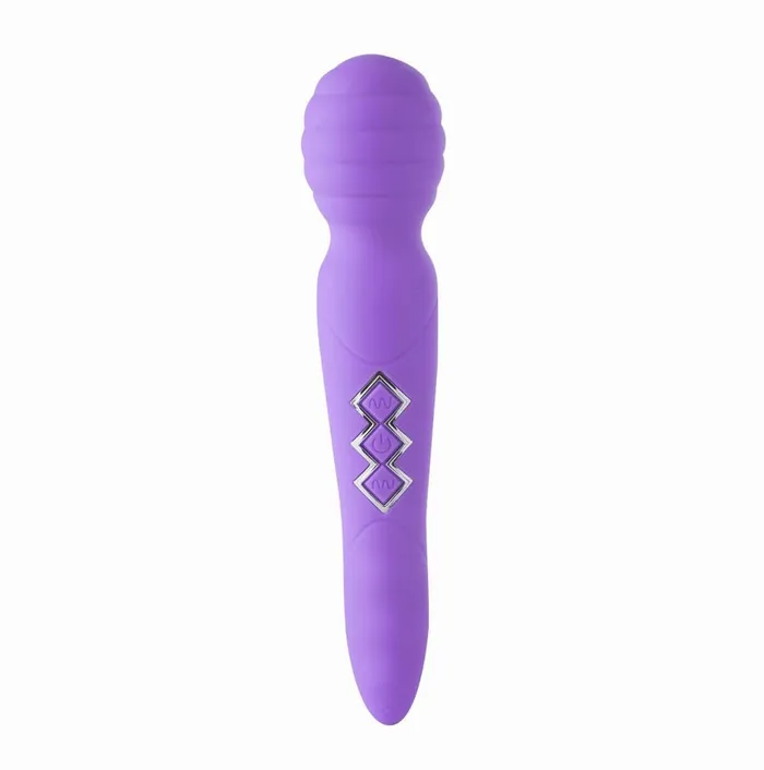 Maia Toys Vibrators Zoe USB Rechargeable Dual Vibrating Pleasure Wand Purple