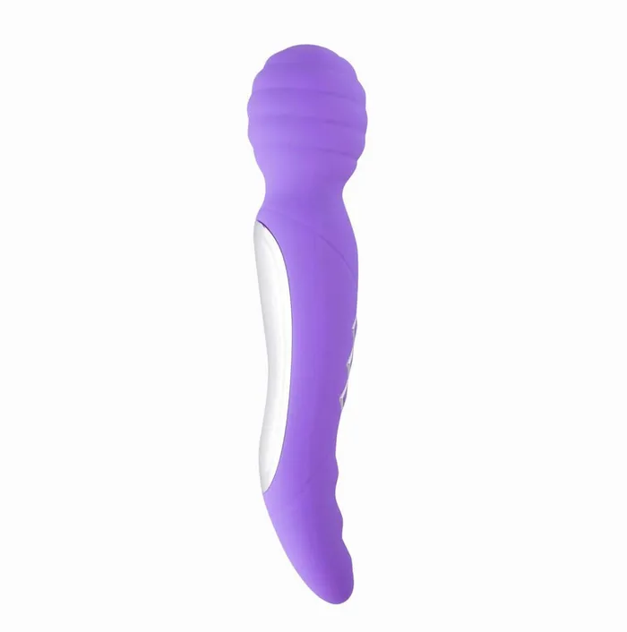 Maia Toys Vibrators Zoe USB Rechargeable Dual Vibrating Pleasure Wand Purple