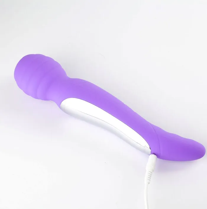 Maia Toys Vibrators Zoe USB Rechargeable Dual Vibrating Pleasure Wand Purple