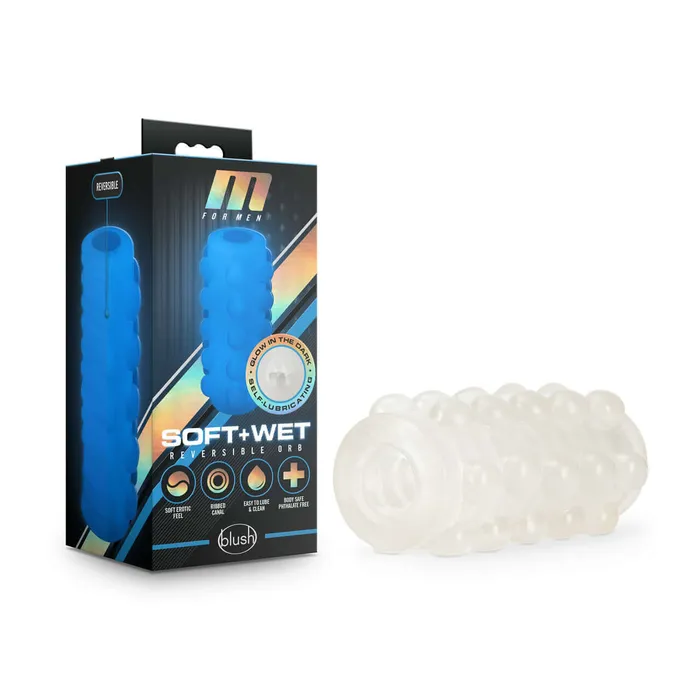 Male Sex Toys Blush Novelties M For Men Soft and Wet Orb Frosted Clear Stroker Male Sex Toys Blush Novelties M For Men Soft and Wet Orb Frosted Clear Stroker