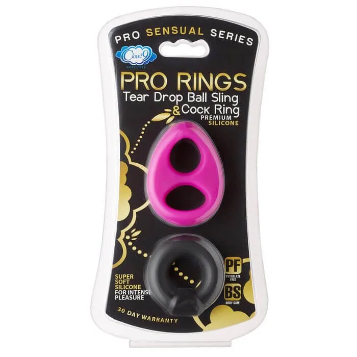 Male Sex Toys Cloud 9 Novelties PRO SENSUAL SILICONE TEAR DROP RING DONUT SLING 2 PACK Male Sex Toys Cloud 9 Novelties PRO SENSUAL SILICONE TEAR DROP RING DONUT SLING 2 PACK