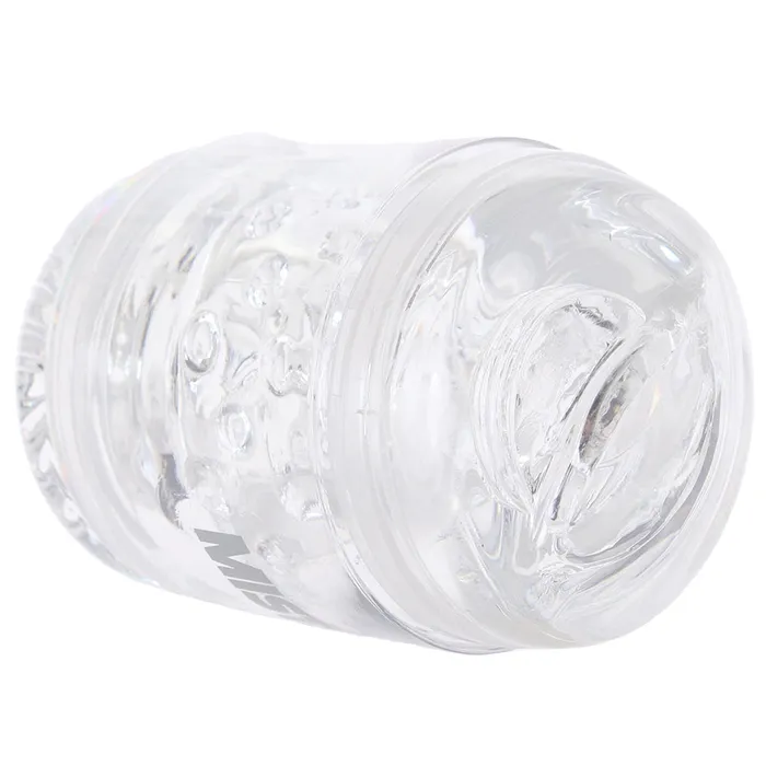 Male Sex Toys Mistress Double Shot Pussy Ass Stroker in Clear XR Brands