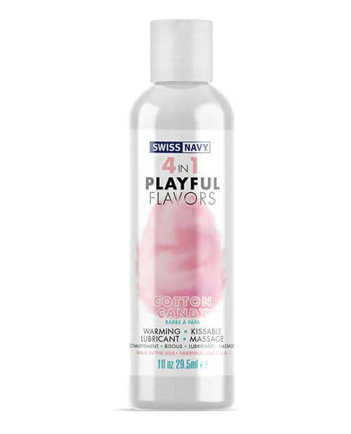 MD Science Female Sex Toys Swiss Navy 4 in 1 Playful Flavors Cotton Candy 1 Oz MD Science Female Sex Toys Swiss Navy 4 in 1 Playful Flavors Cotton Candy 1 Oz