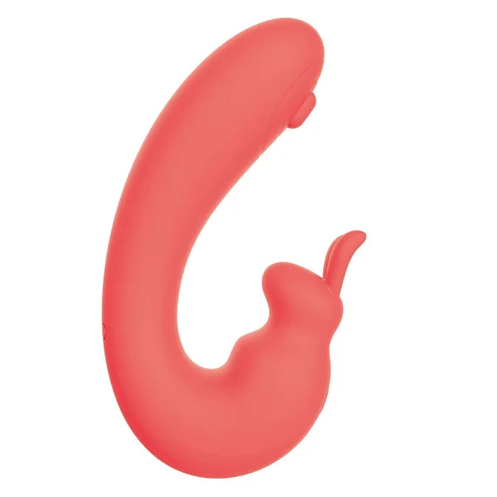 Nasstoys Female Sex Toys Blaze Bunny Thumper Vibe Coral Dual Stimulator with Fluttery Ears Thumper Pad