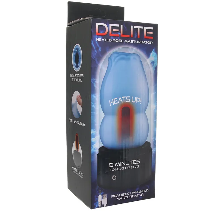 Nasstoys Male Sex Toys Delite Heated Rose Masturbator